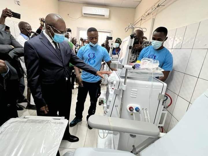 Hemodialysis equipment supplied by Thanol